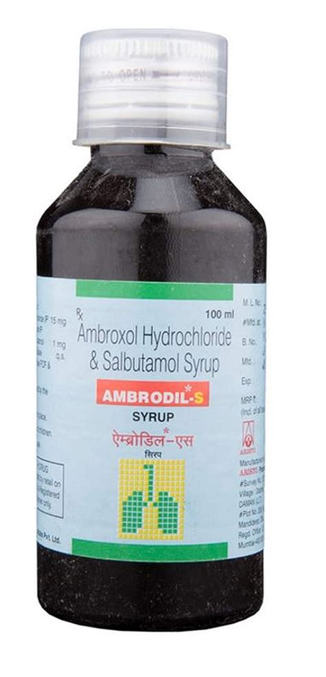 Ambrodil S Bottle Of 100 Ml Syrup Health And Personal Care