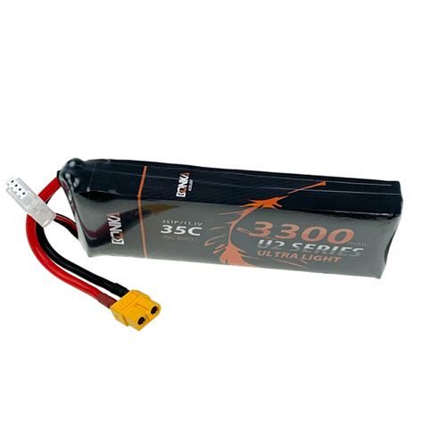 11 1v 3300mAh 35C 3S1P Bonka Lipo Battery High Quality