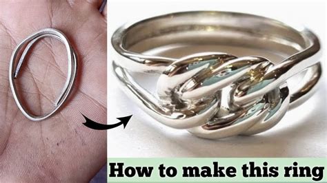 Making A Ring From Silver Wirehow Its Madejewelry Makingsilver Ring Youtube