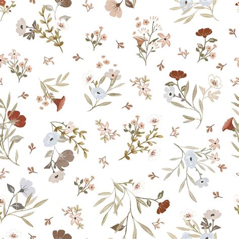 Vliestapete Floral Poetry Warmwei Floral Wallpaper Nursery