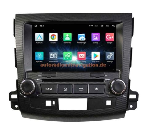 Citroën C Crosser Android 12 0 Autoradio GPS Navigationsysteme mit 8