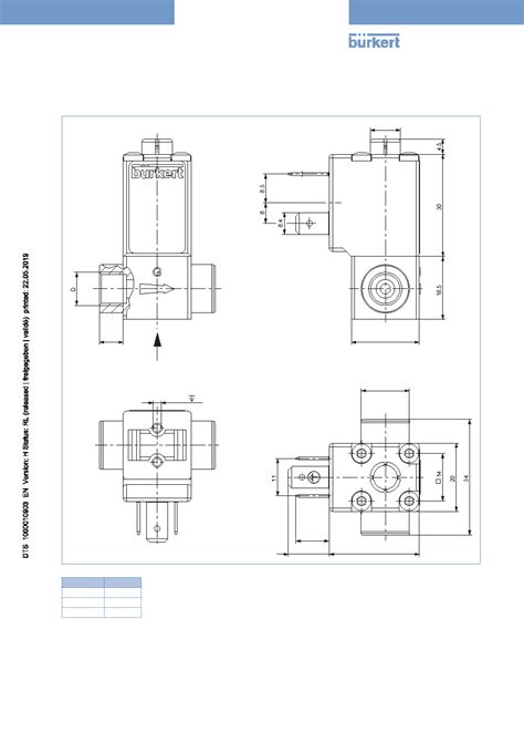 0117 Datasheet 5 8 Pages BURKERT 2 2 Way Plunger Solenoid Valve With