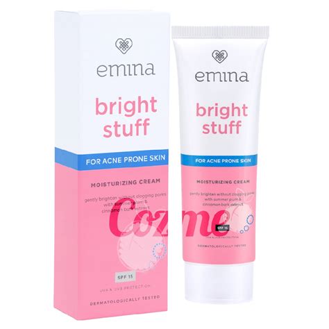 EMINA Bright Stuff Acne Prone Skin Moisturizing Cream 20mL Shopee