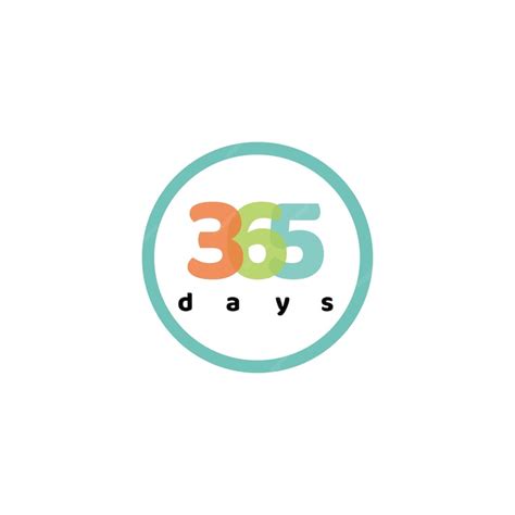 Premium Vector | 365 days vector logo design