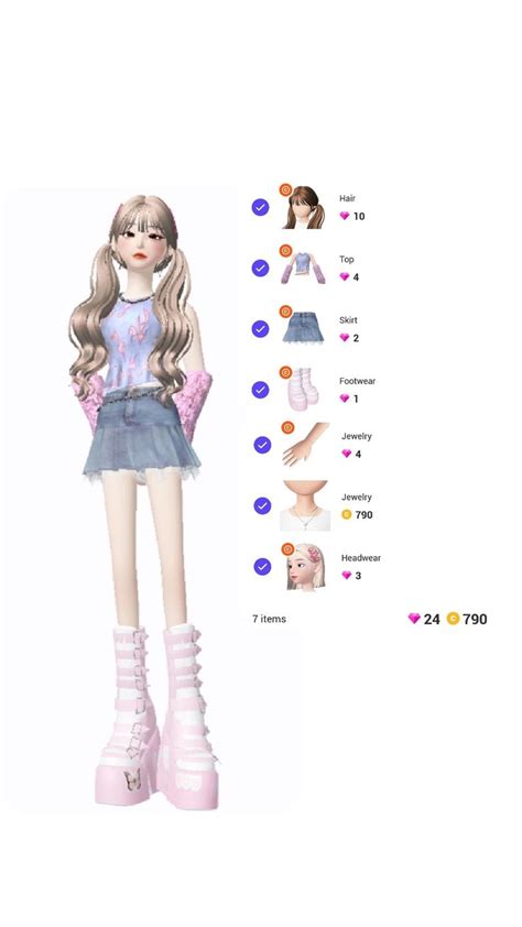 Zepeto Fashion In 2022 Gambar Desain Busana Desain Busana Gaya