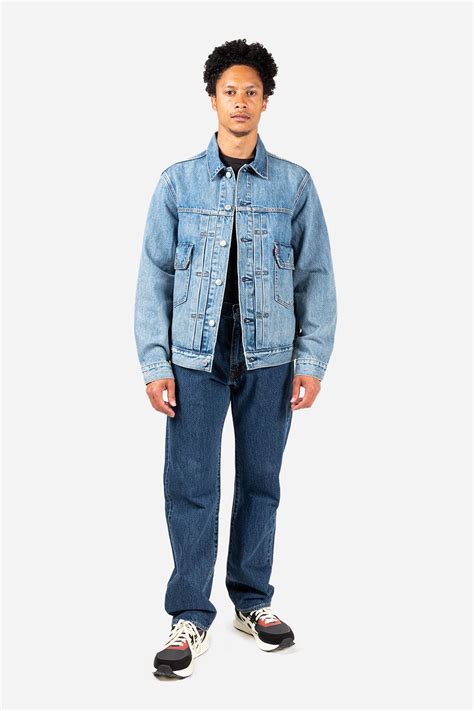 Levis Contemporary Type 2 Trucker Jacket In Seen The Light Wallace