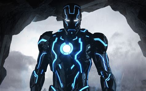 Neon Iron Man 4K Wallpapers | HD Wallpapers | ID #24936