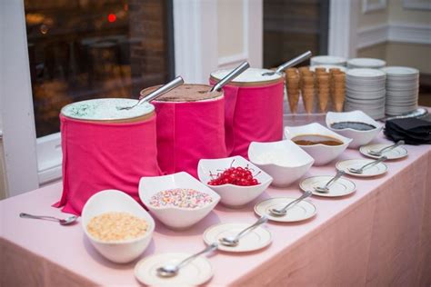 Ice Cream Bar Wedding Reception Wedding Ice Cream Bar Ice Cream