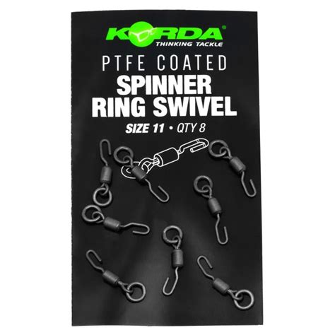 Krętliki Korda PTFE Spinner Ring Swivels 11