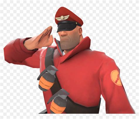 Meet The Soldier Tf2 Wikipedia Team Captain Tf2 Hd Png Download