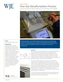 Flue Gas Desulfurization Process, Assessment of Synthetic Gy