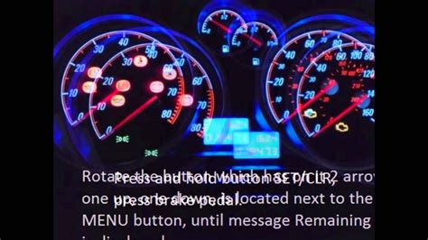 How To Reset Service Light Indicator Opel Astra J Youtube