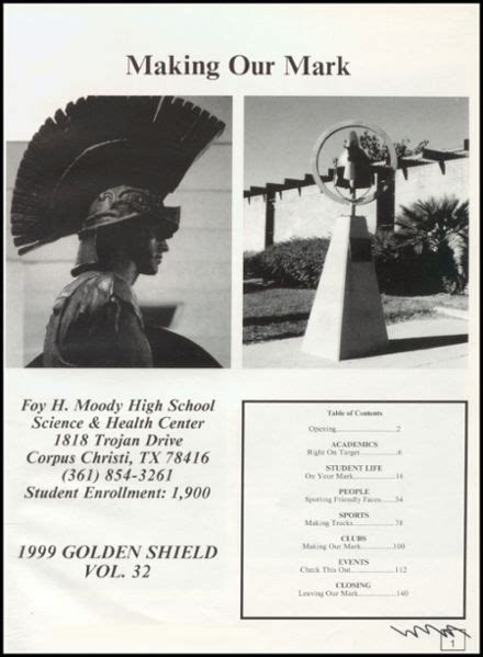 Explore 1999 Moody High School Yearbook, Corpus Christi TX - Classmates