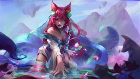 Ahri LoL Spirit Blossom 4K 7 2652 Wallpaper PC Desktop