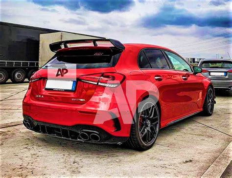 Mercedes A35 A45 Amg Style A Class W177 Carbon Fibre Boot Roof Spoiler 2018 Etsy Uk