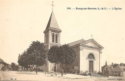 Neung Sur Beuvron Carte Postale Ancienne Et Vue D Hier Et Aujourd Hui