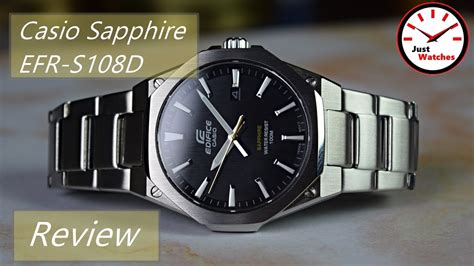 Casio Edifice Sapphire Review Efr S108d Youtube