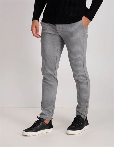 ONLY SONS ONSMARK PANT STRIPE GW 3727 NOOS 22013727 Lichtgrijs Kopen