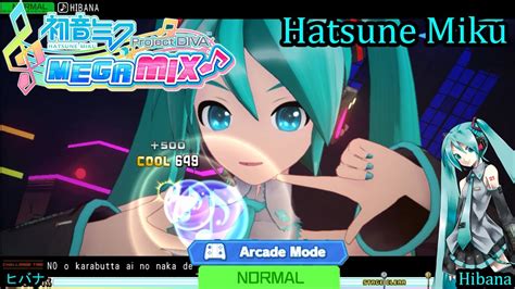 Project Diva Mega Mix Hatsune Miku ヒバナ Hibana Arcade Mode Normal