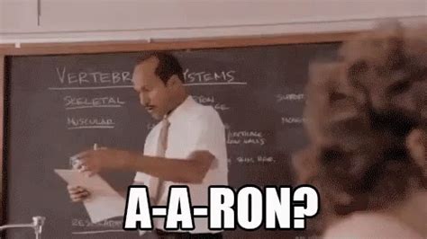 A-a-ron GIF - Key And Peele Aaron Teacher - Discover & Share GIFs