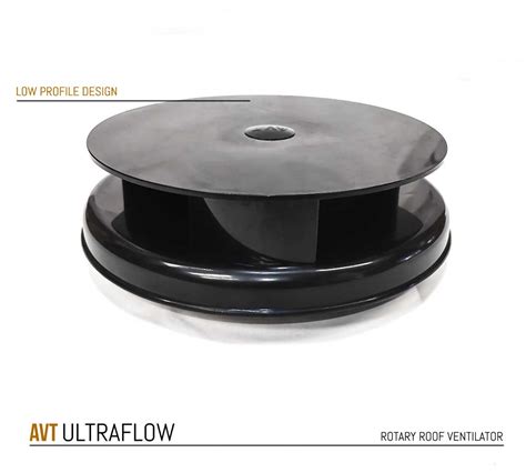 Ultraflow Low Profile Spinning Van Roof Vent Air Extractor Ventilator