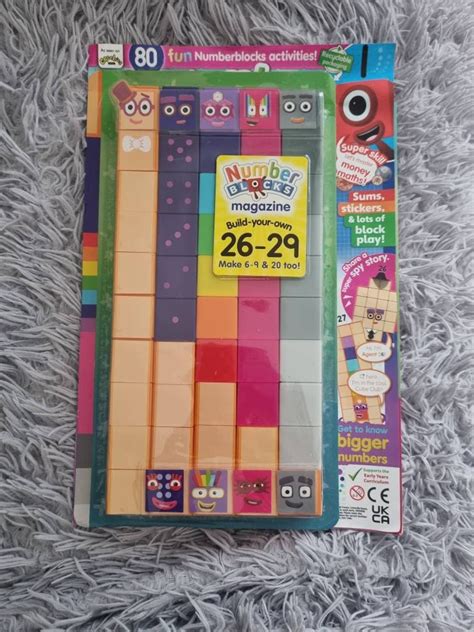 Numberblocks 26 29 Number Blocks Cbeebies Magazine Numbers Etsy Schweiz