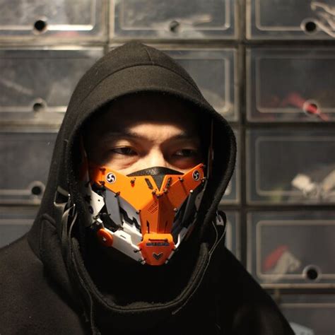 Cyberpunk Mask Design By Gins Mk Raijin Techwear Etsy