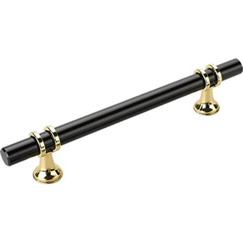 Goldenwarm 15 Pack Blackgold Cabinet Pulls Matte Black Drawer Handles