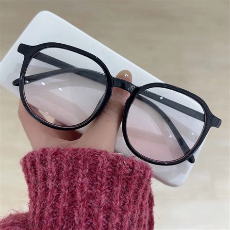 Jual Kacamata Pria Wanita Korean Fashion Retro Square Frame Kacamata