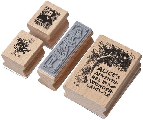 Vintage Rubber Stamps From Alice In Wonderland And Wizard Of Oz Ebay