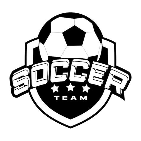 Premium Vector Soccer Football Badge Logo Design Line Art