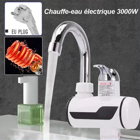 Robinet Chauffe Eau Lectrique Instantan W Affichage De La Temp