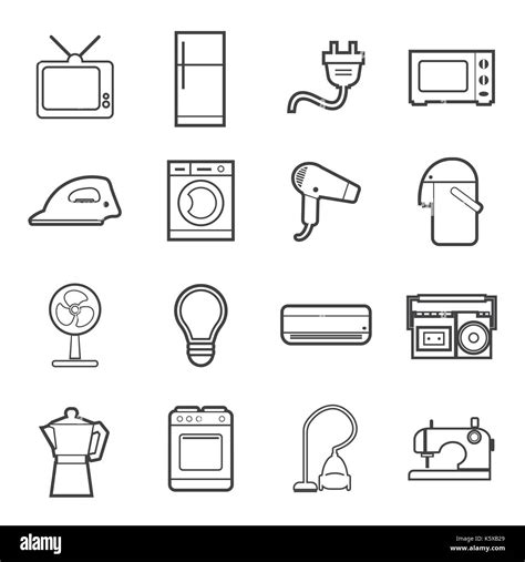 Home Appliances Icon Stock Vector Image And Art Alamy