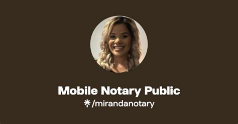 Mobile Notary Public Facebook Linktree