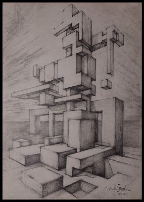 Tower - blocks by WanderingHeyoka on DeviantArt