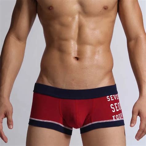 Hot Brand SEOBEAN Fashion Men S Sexy Boxers Men S Gay Underwear