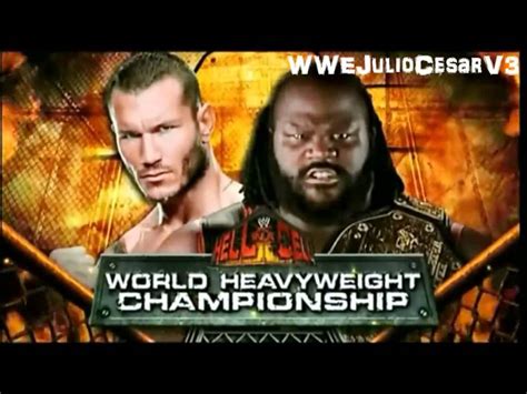 WWE Hell In A Cell 2011 Randy Orton Vs Mark Henry World Heavyweight