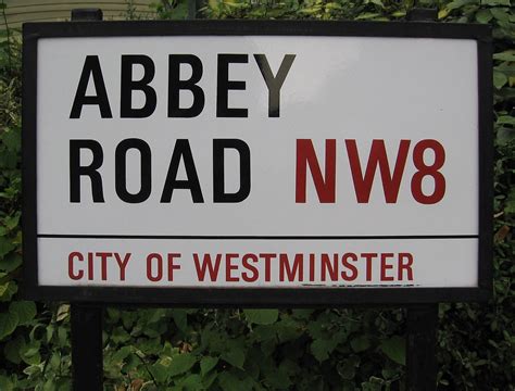 File:Street sign for Abbey Road, in Westminster, London, England IMG ...