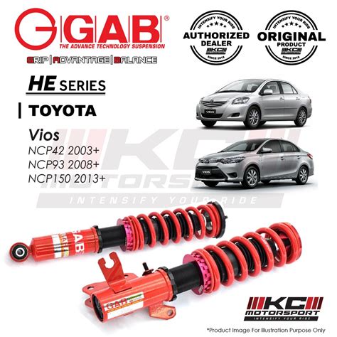 Toyota Vios Ncp Ncp Ncp Gab He Hi Lo Bodyshift Adjustable