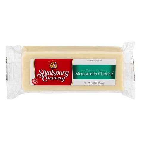 Shullsburg Creamery Block Mozzerella Cheese Oz Walmart