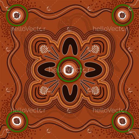 Aboriginal vector artwork - Download Graphics & Vectors