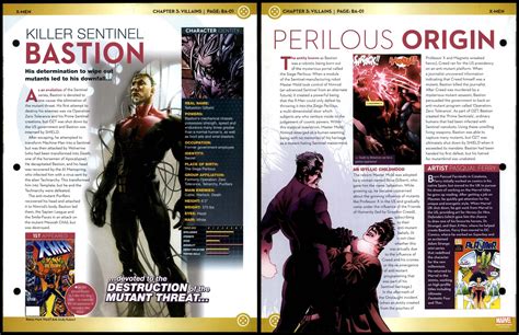 Bastion Killer Sentinel Ba 01 Villains X Men Marvel Fact File Page