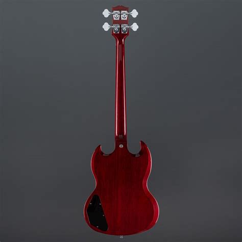 Купить Gibson Sg Standard Bass Cherry цена 264348 ₽ и 4 струнные Gibson с доставкой по России в