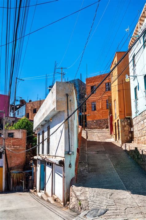 Architecture of Guanajuato in Mexico Stock Photo - Image of street ...