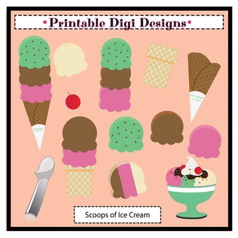 Ice Cream Scoop Clipart | Free download on ClipArtMag