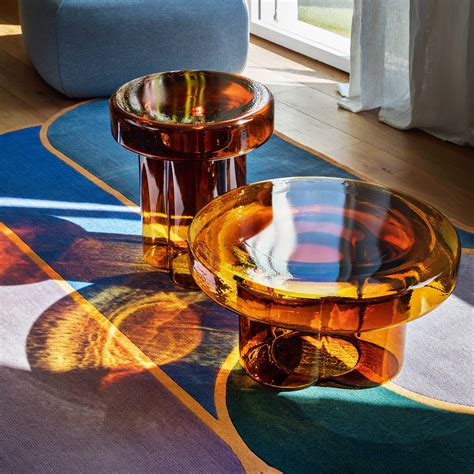 Decmyk Yiannis Ghikas Creates Blown Glass Soda Coffee Table For Miniforms