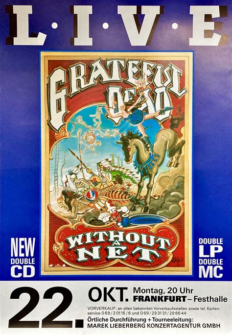 Grateful Dead Concert Poster Konzertplakat Frankfurt Popdom