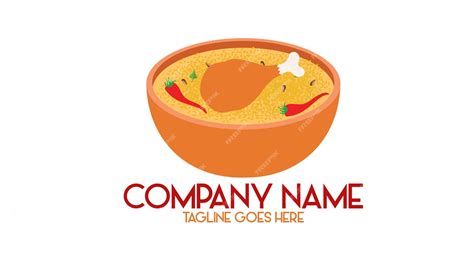 Premium Vector Chicken Biryani Logo