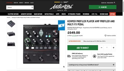 Kemper Profiler Player announced! | Page 2 | The Gear Page