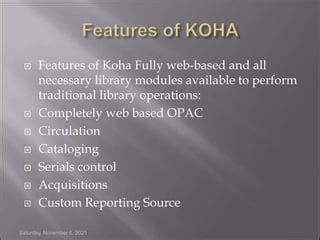 INTRODUCTION OF KOHA BY ANISH MOHAMMAD RP - LIBRARY 